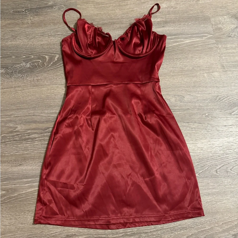 GUESS Satin Mini Dress NWT - Picture 1 of 5